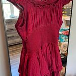 Maroon Dress Red Size L Photo 0