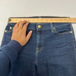 7 For All Mankind Jeans Womens 29 Blue Whiskering Denim Cotton Stretch Mid Rise Photo 7