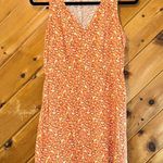 Old Navy  orange pink yellow floral vneck sundress Photo 1