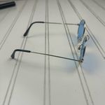 Retro Gold Frame Blue Round Sunglasses ā Unisex Photo 2