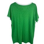 Grayson Threads Green Varsity Look Short Sleeve Top “Kiss Me I’m Lucky” XXL NWT Photo 1