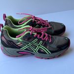 ASICS venture gel 5 Gray and Pink Running Women’s Shoes Size 9 Photo 3