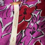 Free People ‎ Floral Brunch A Bunch Floral Tunic Top Bohemian Black Size S Summer Photo 6