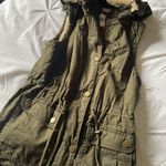 Ymi Khaki Hooded Women's Vest Photo 0