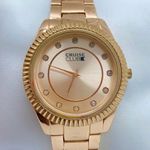 Cruise club women’s Quartz analog watch 36mm rose gold tone bracelet size 7.5” Photo 0