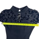 Collectif 50s Wednesday Magic Mesh Pencil Dress in Black Size XS Photo 9