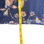 Billabong  Pink & Blue Floral Just Like You Dress Medium Boho Peasant Flowy Photo 9