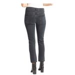 AGOLDE  Toni‎ Mid Rise Straight Raw Hem Ankle Jeans Black Size 26 Denim Casual Photo 1