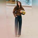 Anthropologie NWT The Colette Faux Leather Full-Length Wide-Leg Pants by Maeve S Photo 3