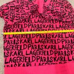 Karl Lagerfeld  Pink Logo Sweater Size M Photo 5