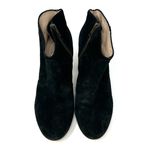 Club Monaco Club‎ Monaco Size 8 Boot Black Suede 3" Heel Side Zip Ankle Bootie Winter Round Photo 1
