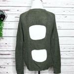 Jack by BB Dakota  Green Open Back Knit Sweater Top Size XS Photo 6