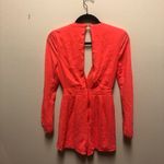 Charlotte Russe Deep Cut Neon Romper Photo 3
