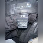 Kut From The Kloth  Pants‎ Size 2 MIA High Rise Black Faux Leather  Skinny Emo Photo 9