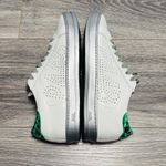 P448 John White Leather Suede Green Croc Sneaker Women EU36 US 6-6.5 Photo 7