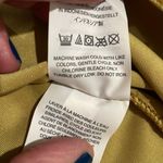 Madewell Mock turtle neck mustard short sleeve velour velvet retro box soft tee shirt Photo 6