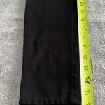 Anne Klein Womens Size 8 Black Skinny Pants Gold Trim Double Button Photo 9