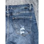 Risen Jeans Women's Blue Wide Leg Distressed Stretch Denim Size 32 Photo 7