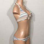 O'Neill O’Neill earth tone stripe bikini set. XS. NWT Photo 2