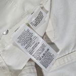 J.Crew  POINT SUR White Denim Jeans Button Fly Straight Leg Womens 33 Made in USA Photo 7