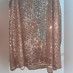 Torrid NWT V-neck Sophie Rose Gold Sequin Woven Swing Lined Relaxed Cami Size 1X Photo 9