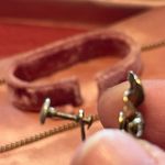 VINTAGE PRINCESS COSTUME GOLD/RHINESTONES FLORAL SHAPE NECKLACE EARRING SET Photo 2