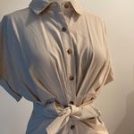 Boutique | Button Down Shirt Midi Dress Photo 2