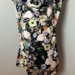 Adam Lippes  Putnam Art To Wear Top Black Floral Sleeveless Wrap Blouse Size 0 Photo 2