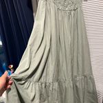 Boohoo Dress    sage green maxi Photo 1