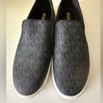 Michael Kors Black Slip-On Mini Mk Logo Womens Shoes Size 7M Photo 0