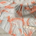 Hollister Forever 21 Size L Tropical Smocked Elastic Waist Blue Coral Flowy Shorts Photo 5