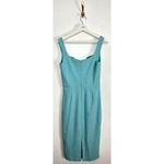 Dress the Population  Sloane Sleeveless Sheath Dress in Tranquil Blue Size Medium Photo 7