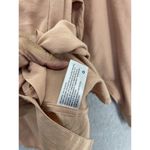 Ava & Viv AVA VIV Women's Button Front Blouse Solid Mauve Peach Size 1X Long Sleeve Photo 3