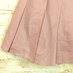Forever 21 Womens Y2K VTG Pink Pleated Mini Skirt Waist Tie Belt Cotton Size M Photo 3