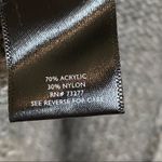 Vera Wang Simply  gray color block mock neck rib cable knit pullover sweater XL Photo 6