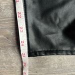 Abercrombie & Fitch  the ankle straight ultra high rise vegan leather pants Photo 8