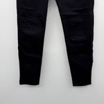 Veronica Beard Debbie Button Fly High Rise Skinny Jeans in Raven Black Sz 29/8 Photo 4