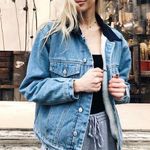Brandy Melville Shaine Corduroy Collar Blue Denim Jacket SOLD OUT EVERYWHERE! Photo 7