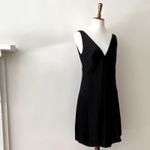 Calvin Klein Black Cocktail Dress 6 Retro 20s Minimalist Y2K  Formal Party LBD Photo 7