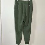 FIGS  High Waisted Zamora Jogger Scrub Pants in Moss Green 5700 Size XL Tall Photo 4