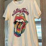 Daydreamer  x Free People The Rolling Stones Rainbow Graphic Tee Size Small Photo 0