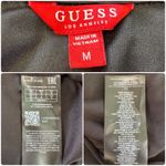 Guess  Sequin Button Up Collared Boyfriend Holiday Oversized Blouse Top Glam Sz M Photo 11
