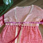 Sundance  Free In Spirit Open Front Cardigan Knit Pink Photo 15