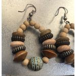 Handmade Womens Boho Dangly Earrings‎  Pretty Stones Geometric Festival Circle Photo 9