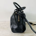 Tory Burch Brody Black Leather Small Satchel Duffel Crossbody Bag Photo 4