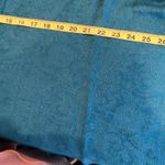 Teal Paisley Scarf 100% Pashmina Fringe Luxury Wrap Photo 7