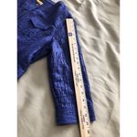 Ruby Rd  Blazer 16 Purple Textured Fabric Long Sleeves Women Jacket Open Front Photo 6