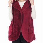 Zenana Outfitters Faux Fur Hooded Vest‎ Photo 1