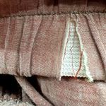 CP Shades  Wide Leg Pants Elastic Waist Pull On Breathable 100% Cotton Brown M Photo 6