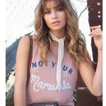 Mate the Label Tula Not Your Mamacita Burnout Tank Medium Large Photo 3